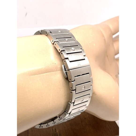 Movado Men's Watch 0607541 SE Black Dial Swiss Quartz Silver Steel 41mm - Picture 11 of 15